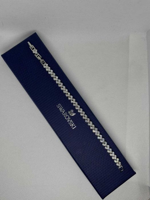 Гривна Сваровски / Гривна Swarovski - Тенис последен модел 17 см