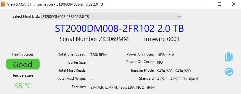 2 x  HDD Seagate Barracuda Compute 2TB 3.5 inch