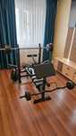 Aparat multifunctional fitness complet cu set 75 kg