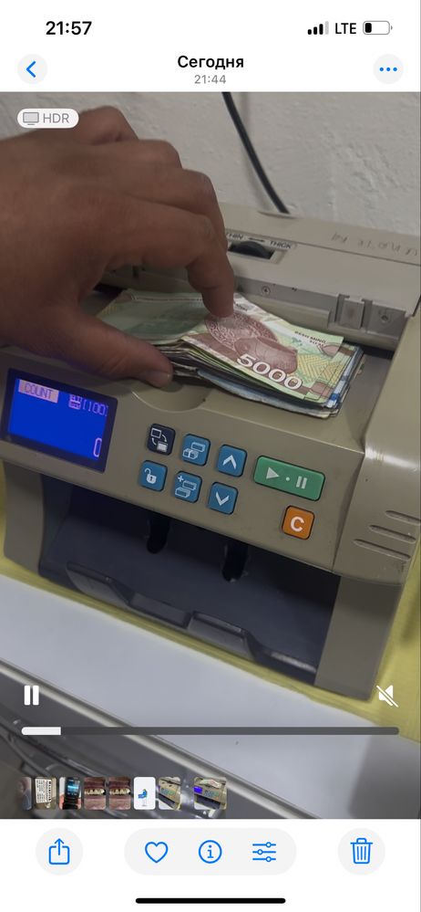 500 000 som Pul sanedigan aparat Счетчик банкнот Cassida