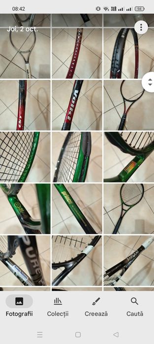 Rachete tenis de camp noi.
