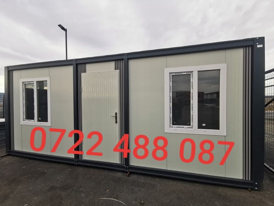 Container modular tip birou, locuinta, spatiu comercial  6 x 3m