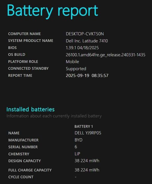 Dell 7410 2TB HDD, i5-10310U, 16GB RAM, Нова батерия