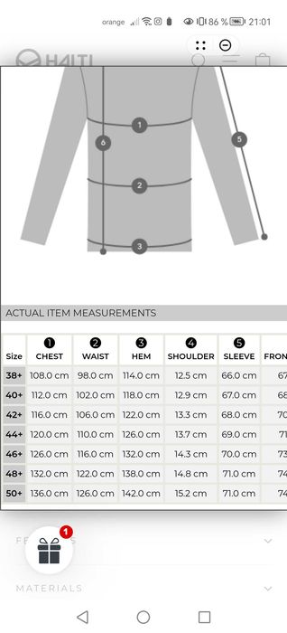 Halti geaca cu puf de gasca mărimea L