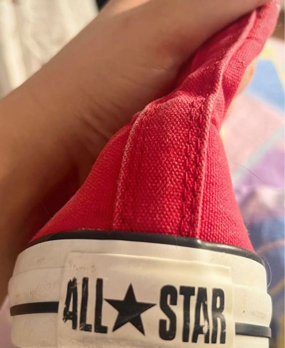 Converse Chuck Taylor roșii, unisex, 40, 25,5cm