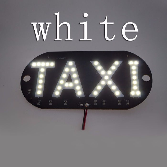 светящаяся светодиодная индикаторная лампа знак такси