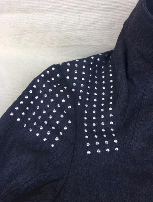 JACQUELINE CONOR Haina/Blazer Studded Grafit Canada Oferta