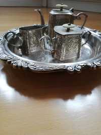 Set de ceai argintat