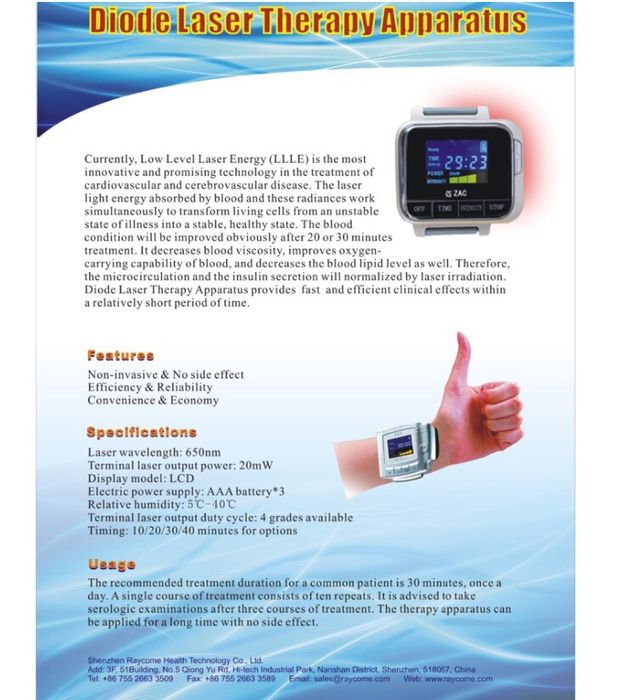 Dispozitiv medical terapie laser