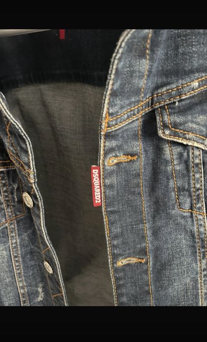 geaca de blugi dsquared