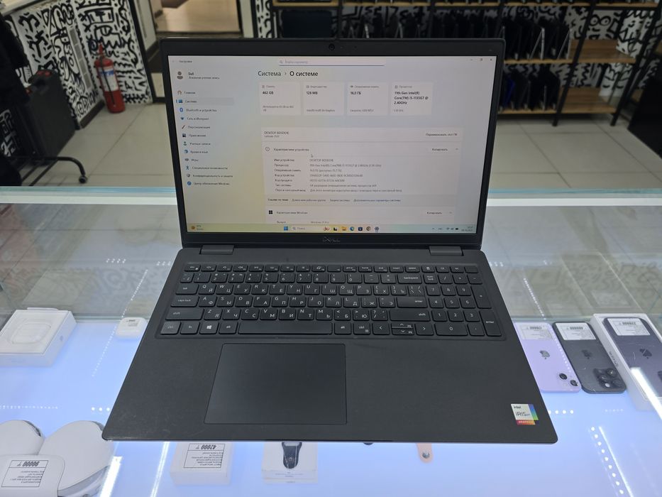 Ноутбук Dell core i5 1135g7 озу 16gb ssd256gb ssd240gb рассрочка