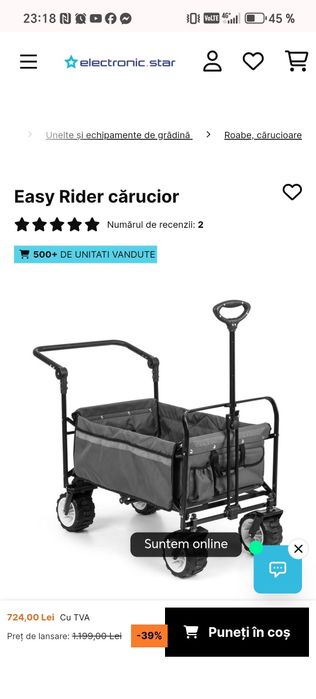 Cărucior Easy Rider