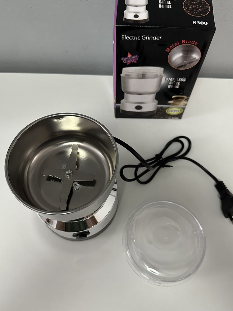 Rasnita cafea si condimente, carcasa din Inox, 200 W
