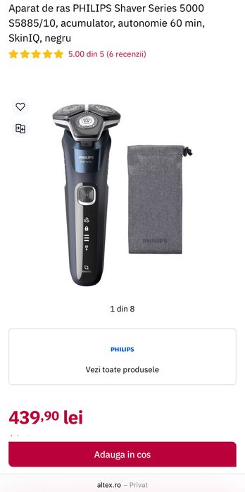 Aparat de ras PHILIPS Shaver Series 5000