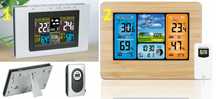 Statie meteo interior/exterior, wireless, afisare calendar, umiditate