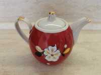 Руски порцелан червен чайник