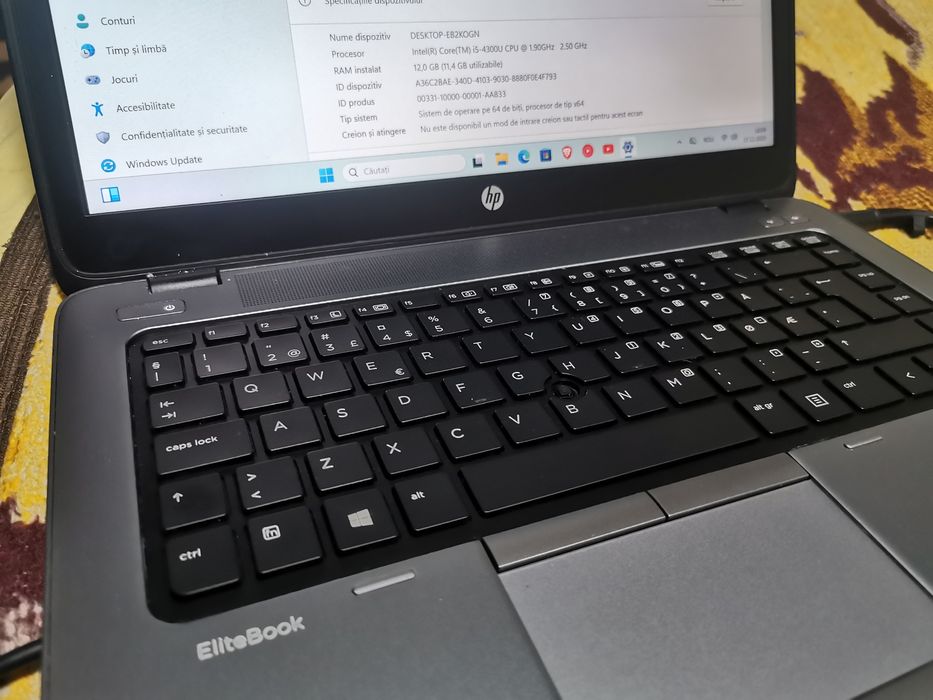 Hp Elite Book 840 g1 i5 Ssd m2 12 gb ram