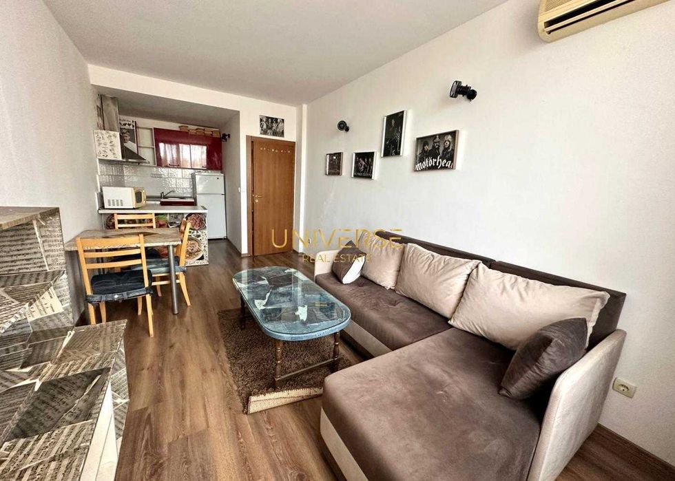 1+1 апартамент в затворен комплекс в Слънчев бряг.#5300