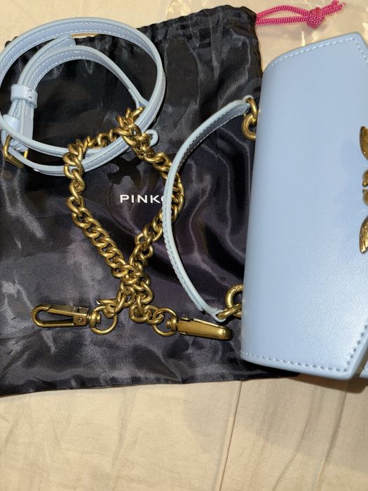 Pinko. NFC. Нова чантичка от естествена кожа