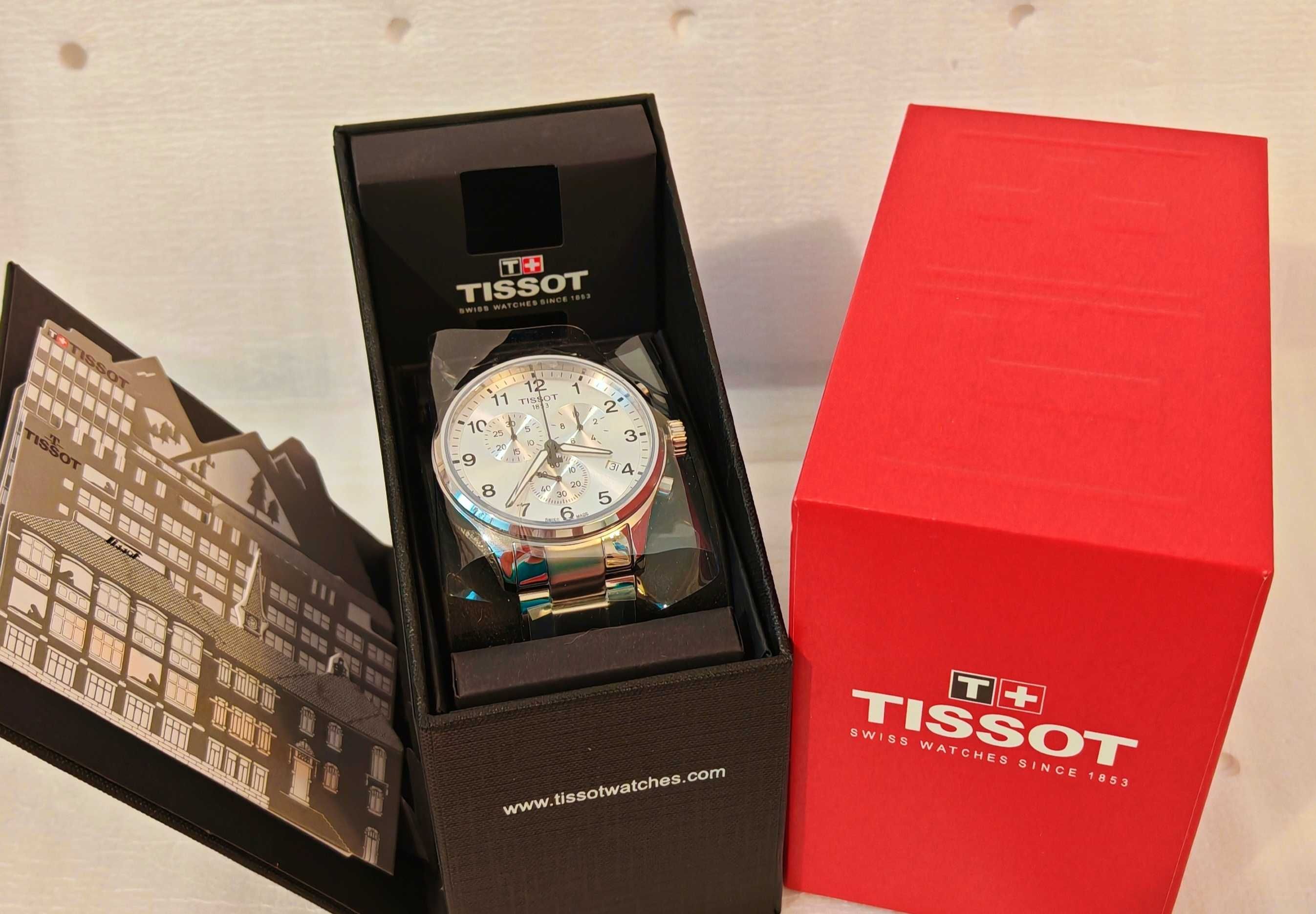 TISSOT CHRONO XL CLASSIC чисто нов часовник с кутия 100% оригинален
