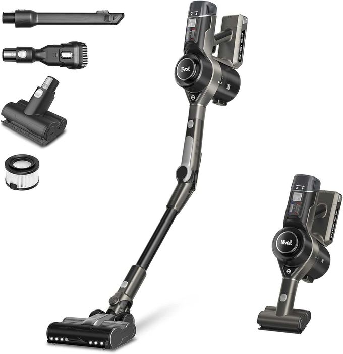 Вертикална прахосмукачка Levoit VortexIQ 40 Flex Безжична