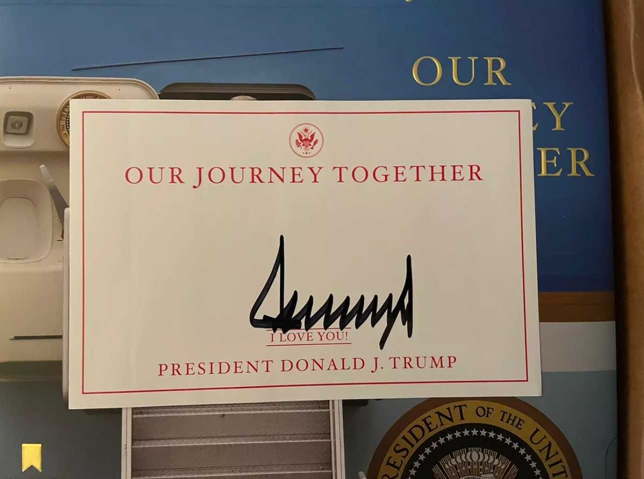 Carte semnata Donald J. Trump - Our Journey Together