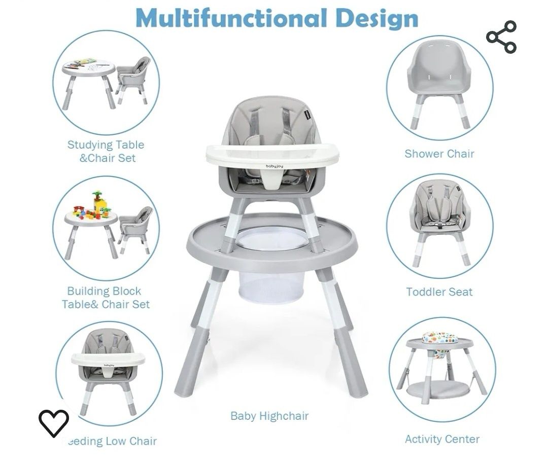 Scaun copil 6 in 1 Baby joy