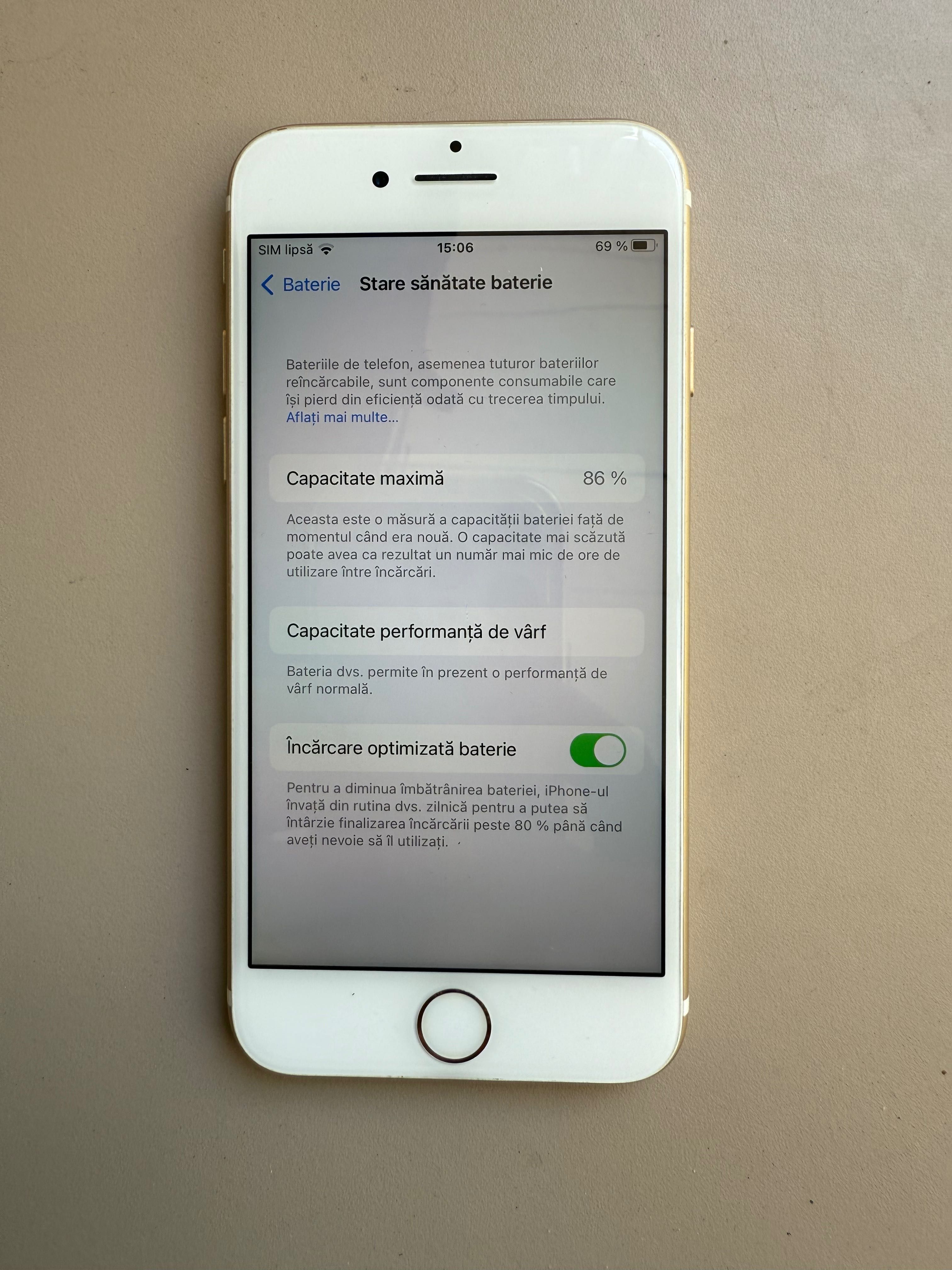 iPhone 7 32gb Gold stare f buna