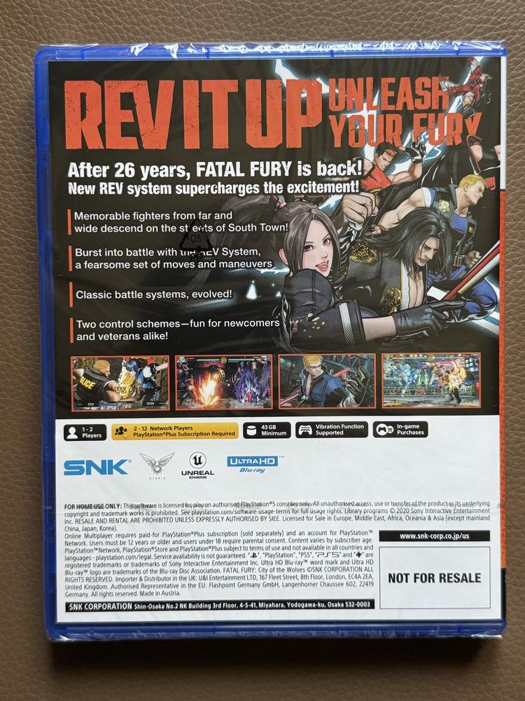 Fatal Fury: City Of The Wolves Special Edition PS5 with Preorder Bonus