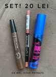 Set machiaj contur buze, rimel, tatuaj sprancene