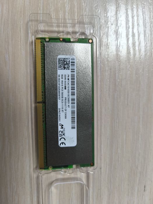 Оперативная память ОЗУ для ноутбука SODIMM DDR5 8GB 5600