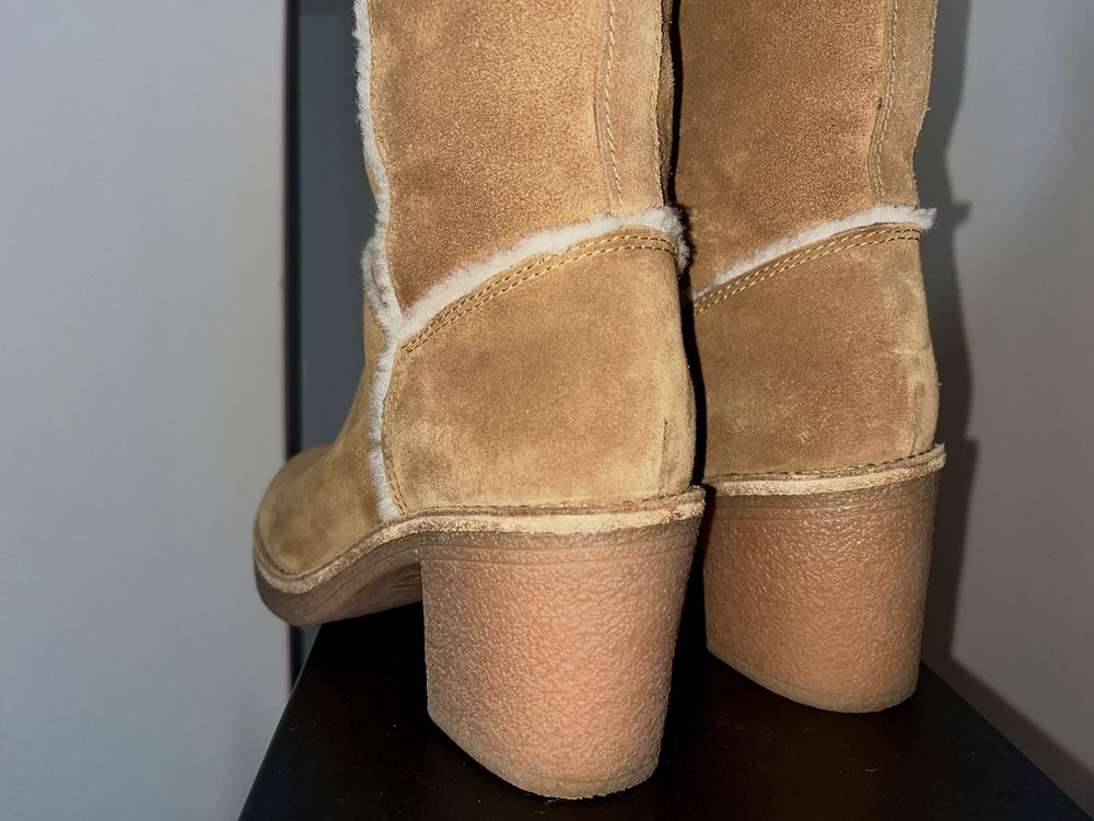 Cizme UGG, Kasen-tall, piele naturală, blană