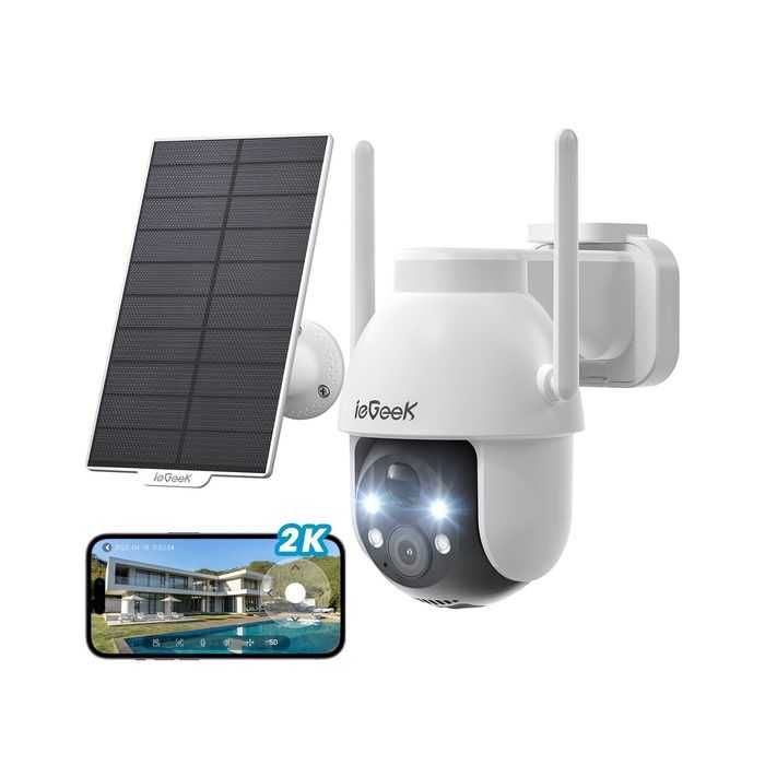 Camera de supraveghere cu încărcare solara