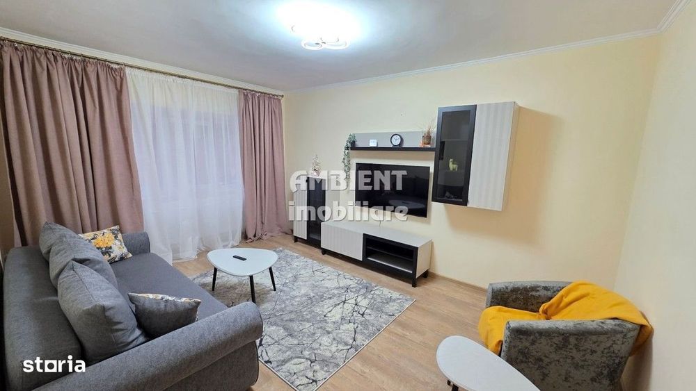 DE ÎNCHIRIAT - Apartament cu 2 camere, mobilat și utilat, zona CARTIER