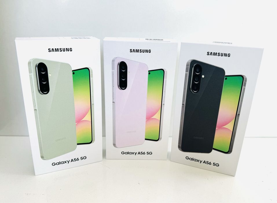 НОВ! Samsung Galaxy A56 5G 128GB Graphite / Pink / Olive 2г.ГАРАНЦИЯ!