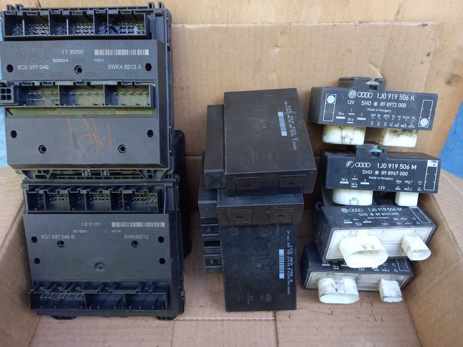 Skoda Octavia Fabia Vw Golf Polo Seat Leon modul confort si releu GMV.