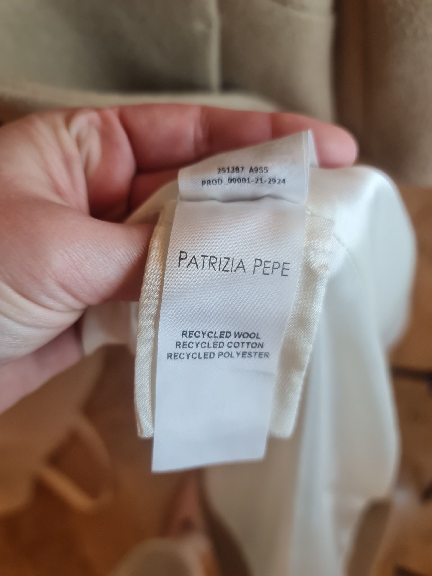 Уникално Палто Patrizia Pepe с Етикети от вълна М размер