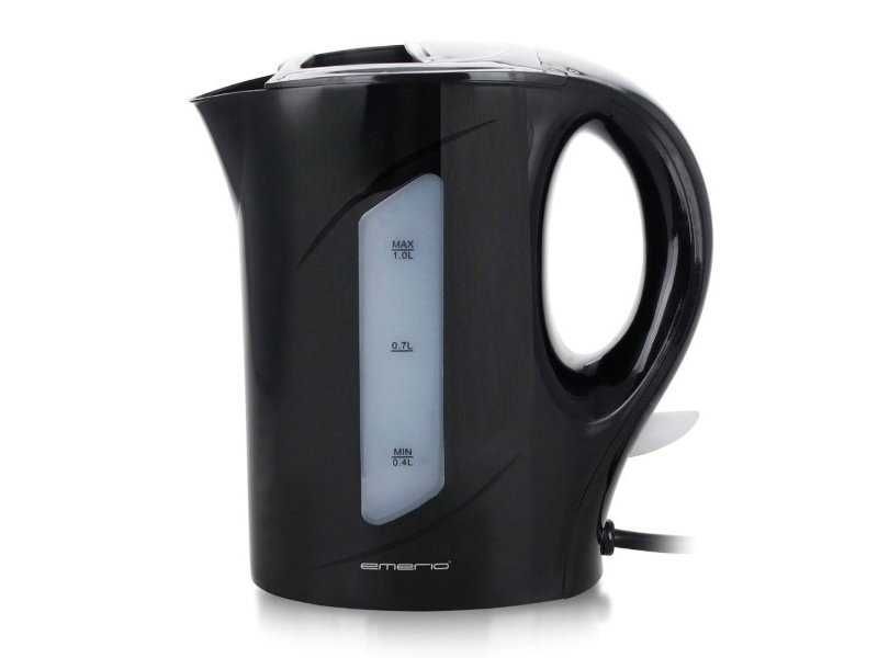 Електрическа Кана за Вода Emerio WK-121616.1, 1L, 900W, Черна