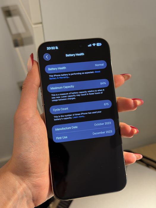 iPhone 15 Pro Max 256 GB Natural Titanium fara defecte