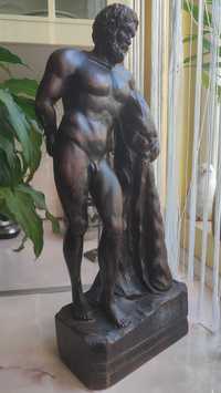Sculptura Statuia Lui Hercule (reproducere in lemn)