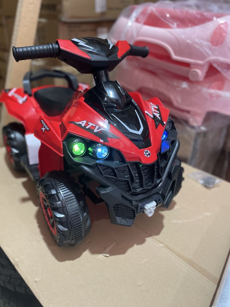 Atv electric copii Nichiduta Power X Speed 12V 4.5Ah, Roti rezistente