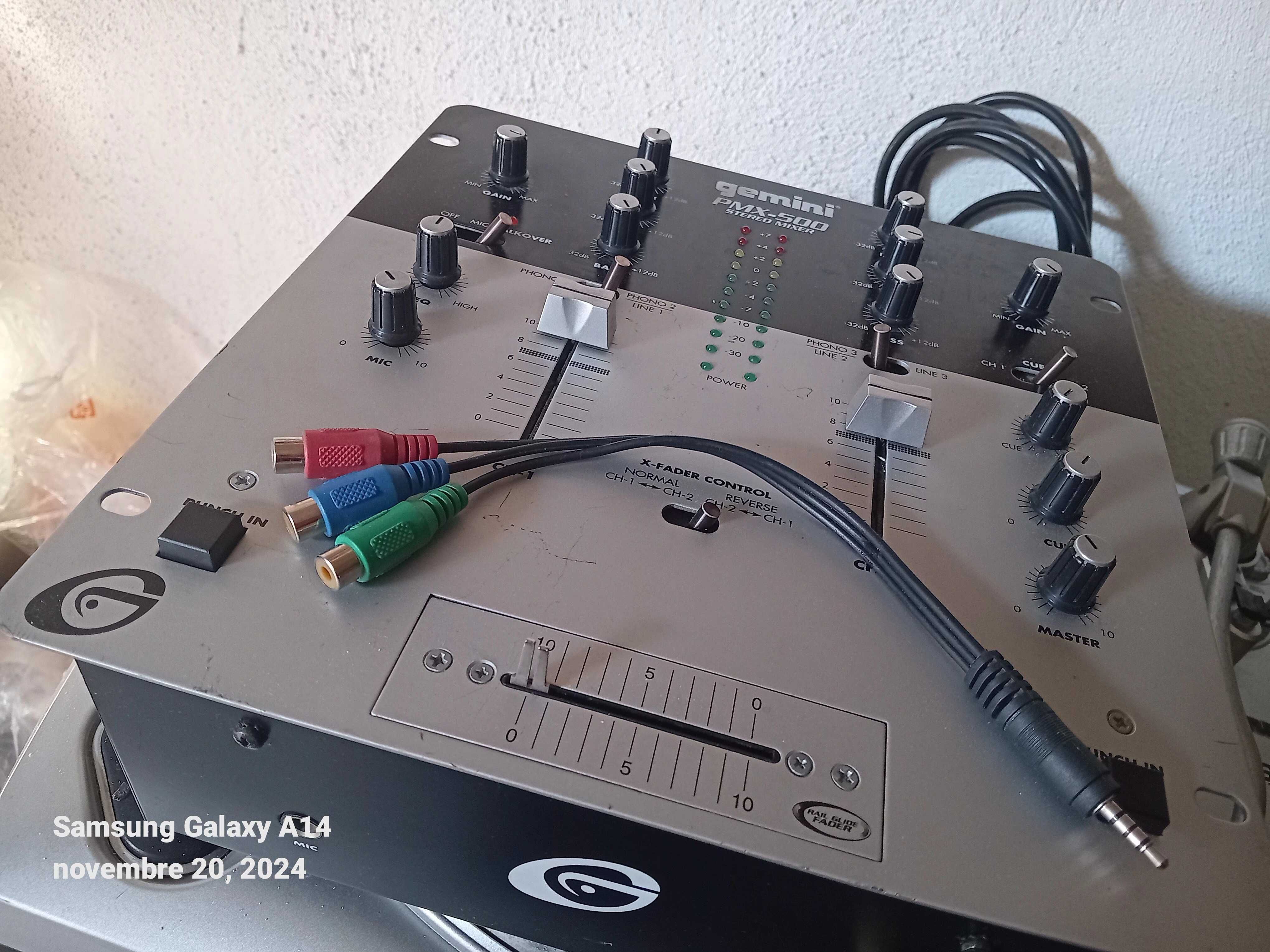 Stéréo Mixer-Gemini PMX 500