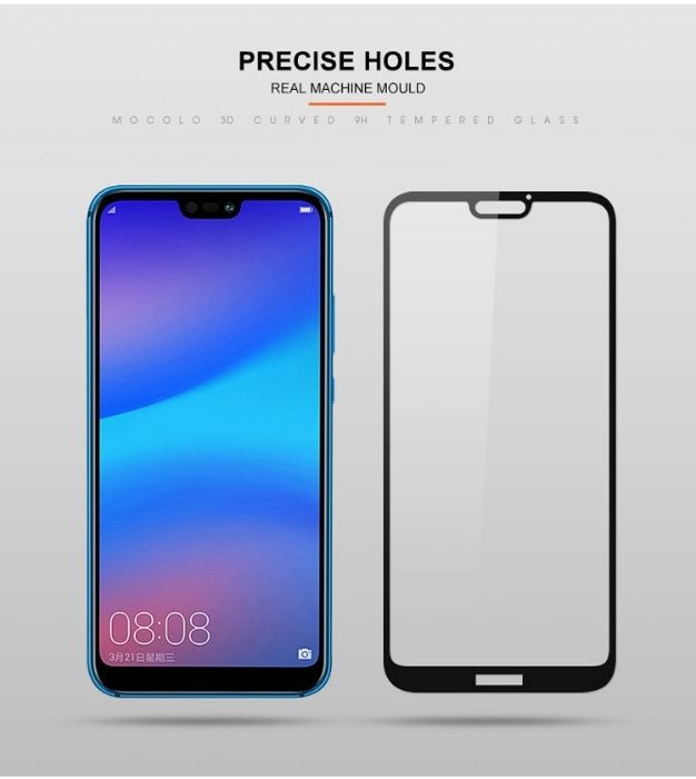 Folie Sticla Securizata Full 11d Neagra - Huawei P20 Lite Pro