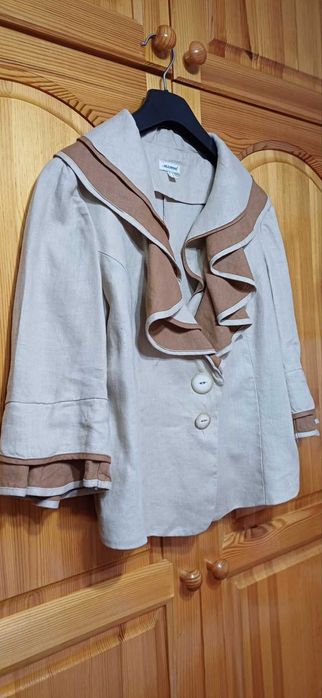 Шикозно Сако/Жакет PATRICIA RADO висококачествен ЛЕН !НОВО! №42 и №46!