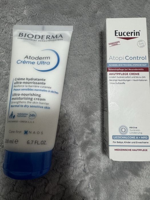 Два крема за атопична кожа