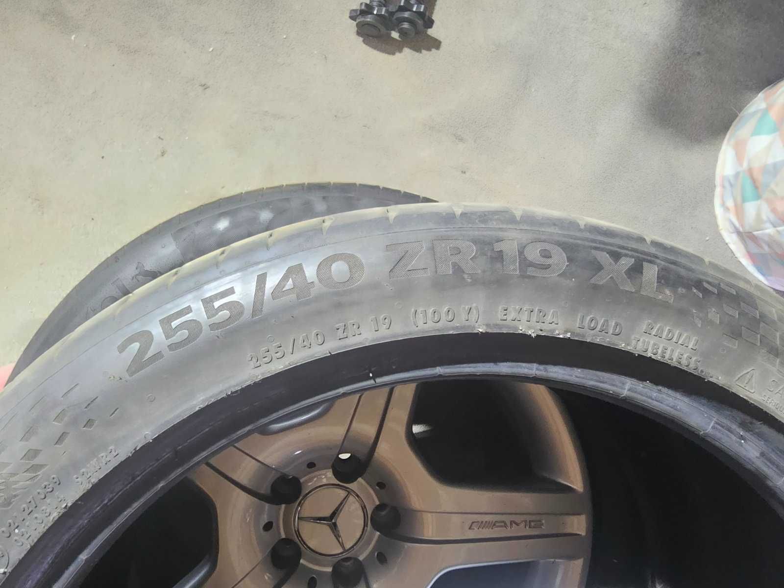 2 бр. Задни Джанти SportPack AMG 19" с 4 бр. летни гуми Continental