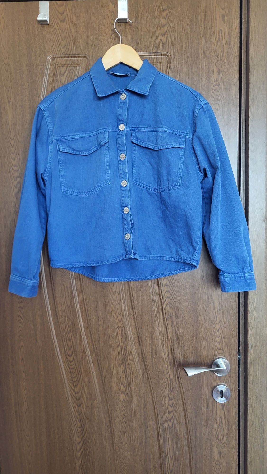 Дънкова риза Zara, 164 размер, S