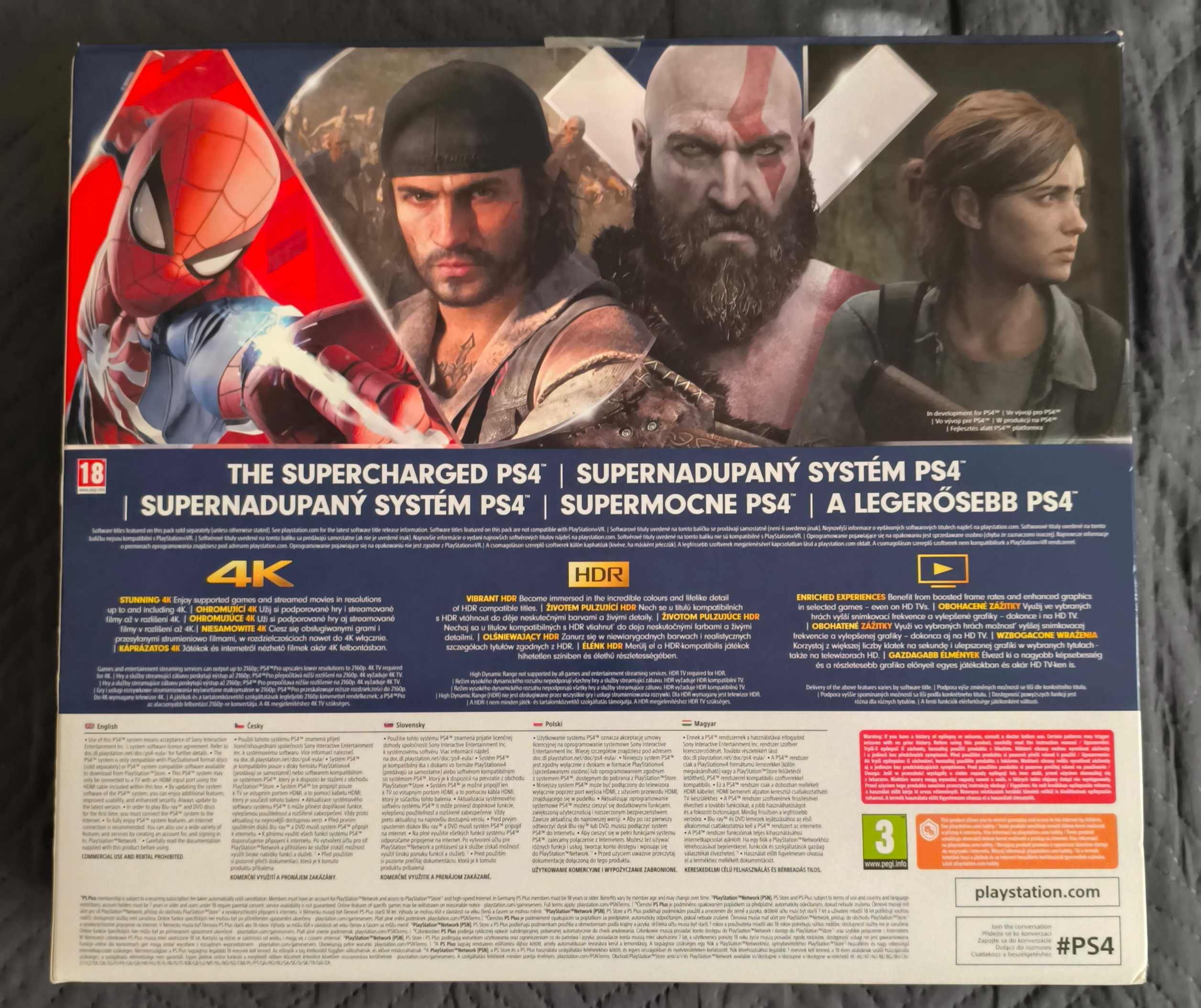 Конзола Sony PS4 Pro 1 TB комплект с много игри