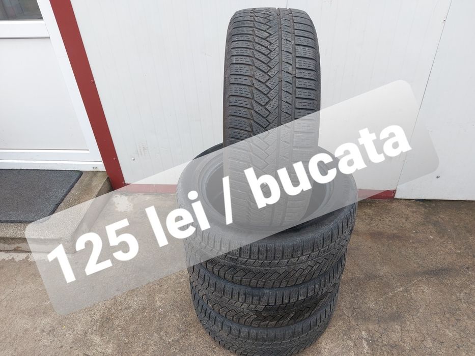 125 lei bucata! Set anvelope M+S/IARNA 225 50 17 Continental