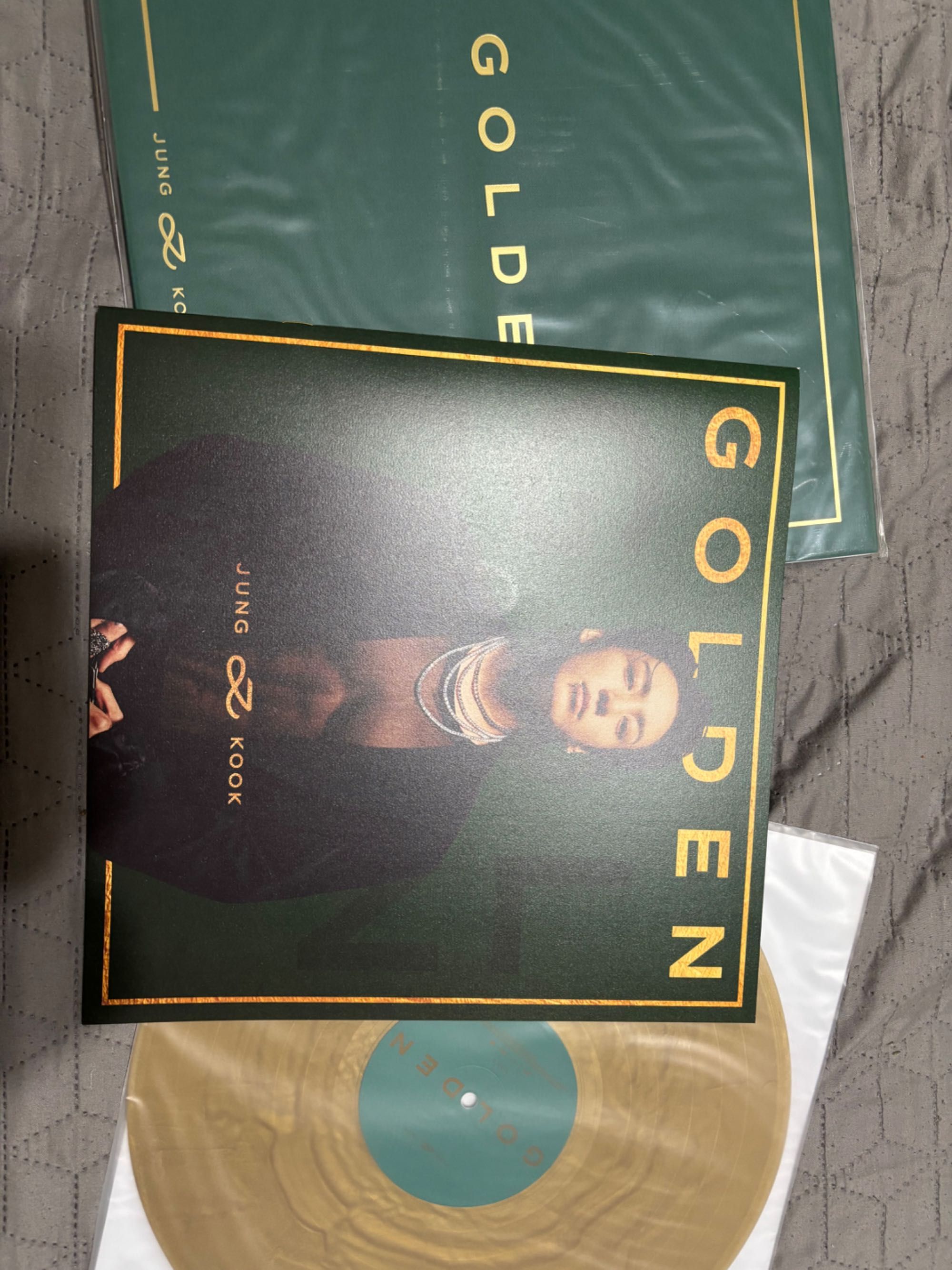 KPOP BTS Jungkook Golden Limited LP